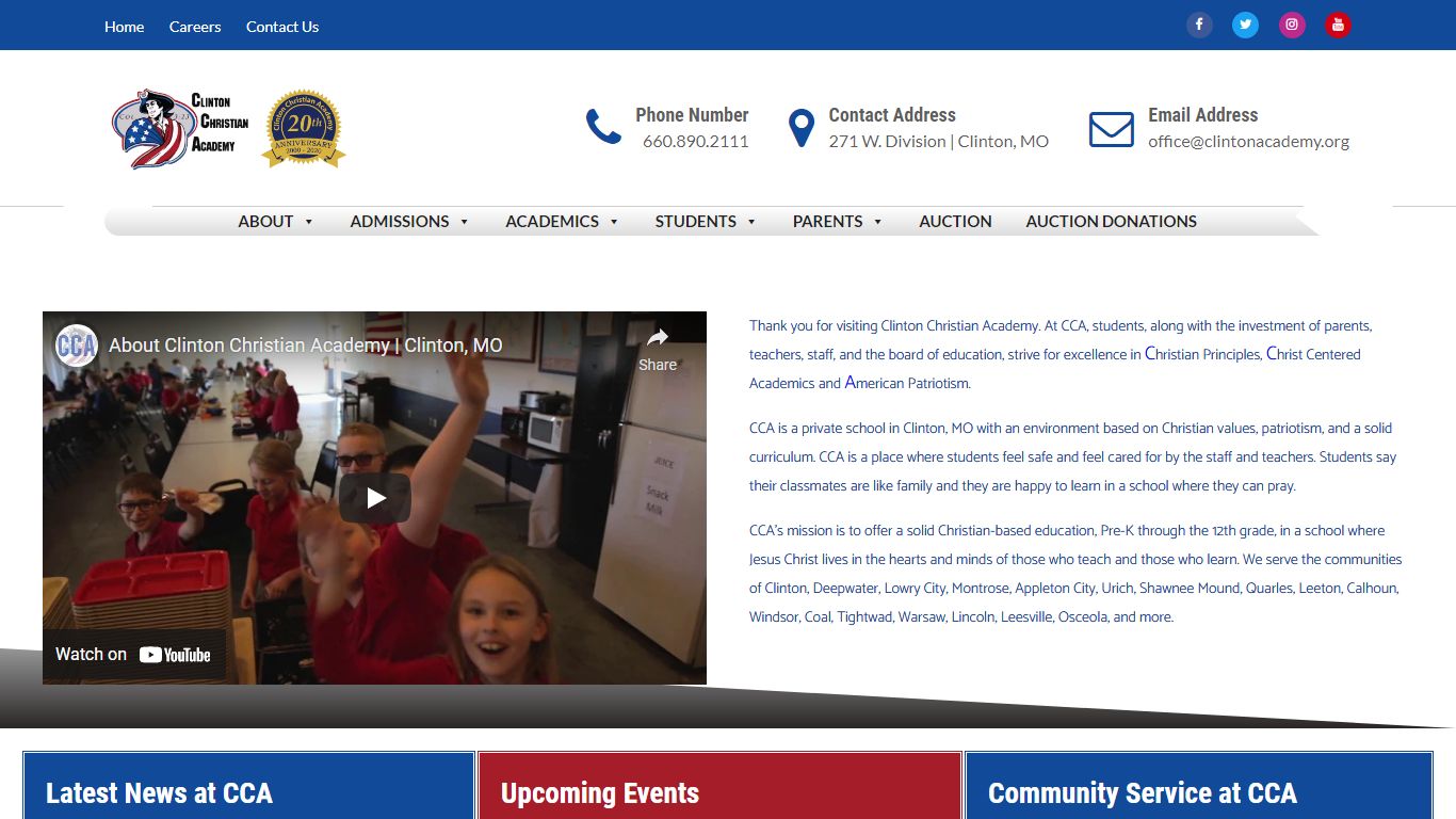 Clinton Christian Academy – Preparing hearts and minds to impact the ...